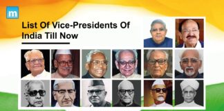 List Of Vice-Presidents Of India Till Now