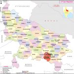 Uttar Pradesh map