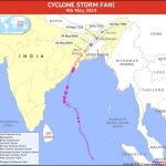 Cyclone Storm FANI Map