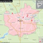 Map Showing Best Places to Eat in Pune