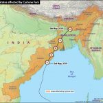 States Affected by Cyclone FANI Map