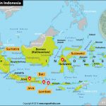 Map Showing the Best Places to Visit in Indonesia