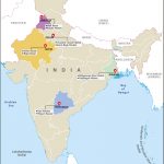 Map Showing the Top Ethnic Wear Destinations in India