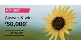 In which year did India started celebrating May Day? May quiz Amazon