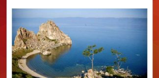 What is true about this lake located in Russia? What is true about this lake located in Russia