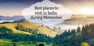 Five Best Places to Visit during November in India