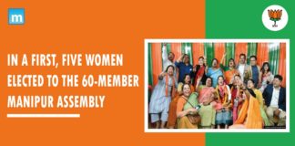In a first, five women elected to the 60-member Manipur Assembly
