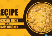 Recipe for Mexican Rice with Creamy Chicken