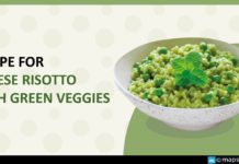 Recipe for Cheese Risotto With Green Veggies