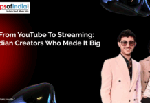 From YouTube to Streaming: Indian Creators Who Made It Big Image showing Indian YouTubers turned OTT stars, featuring creators in stylish outfits with the headline 'From YouTube to Streaming: Indian Creators Who Made It Big'