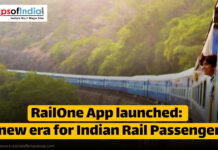 RailOne App Launched: A New Era for Indian Rail Passengers **Alt Text:** A smiling passenger looks out from an Indian train, with the text “RailOne App launched: A new era for Indian Rail Passengers,” highlighting the app's debut.