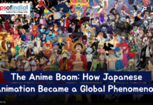 The Anime Boom: How Japanese Animation Became a Global Phenomenon Collage of numerous iconic anime characters from various series, set against a starry space background, representing the global phenomenon of Japanese animation.