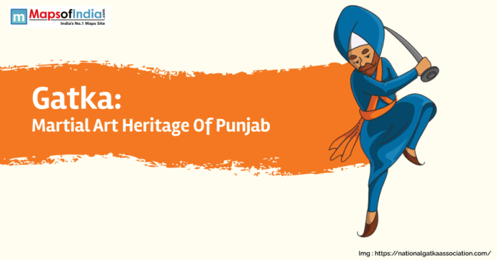 Illustration Gatka: Martial art of Punjab