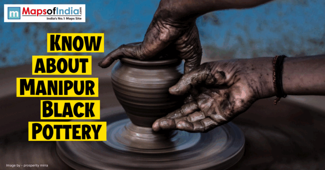 Hand shaping a traditional Manipur black pottery pot from clay, showcasing the intricate craftsmanship of the ancient art form.