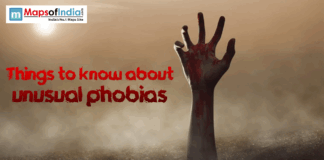 Things to Know About Unusual Phobias A dark and eerie image of a bloodied hand reaching out from the ground with fog.