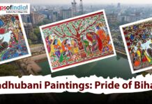 Madhubani Paintings: Pride of Bihar Madhubani paintings from Bihar showcasing traditional Indian folk art with vibrant colors, cultural motifs, and heritage designs.