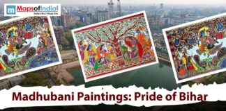 Madhubani Paintings: Pride of Bihar Madhubani paintings from Bihar showcasing traditional Indian folk art with vibrant colors, cultural motifs, and heritage designs.