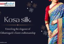 Kosa Silk: Unveiling the Elegance of Chhattisgarh’s Finest Craftsmanship a image of women wearing kosa silk saree