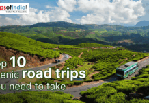 Top 10 Scenic Road Trips You Need to Take A scenic view of roads with title "top 10 scenic road trips you need to take"