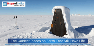 The Coldest Places on Earth That Still Have Life A view of area filled with snow and highlighting the coldest places on earth