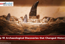 Top 10 Archaeological Discoveries That Changed History Image showing illustration of archeological discoveries