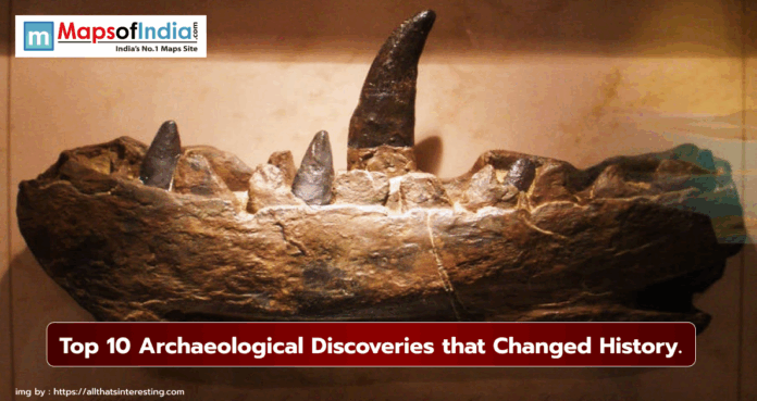 Image showing illustration of archeological discoveries