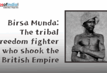 Birsa Munda: The Tribal Freedom Fighter Who Shook the British Empire Picture of Birsa Munda with the title of the blog