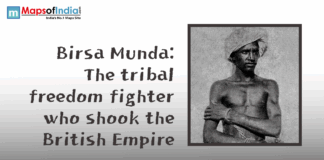 Birsa Munda: The Tribal Freedom Fighter Who Shook the British Empire Picture of Birsa Munda with the title of the blog