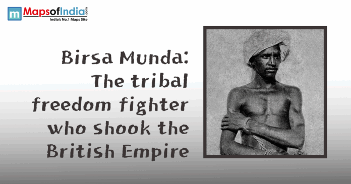 Brisa munda Picture of Birsa Munda with the title of the blog