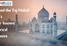 Beyond the Taj Mahal: India’s Lesser-Known Historical Treasures Image of Taj Mahal in a blurred foggy view