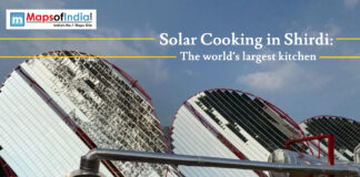 Solar Cooking In Shirdi: The World’s Largest Kitchen Large solar concentrator panels used for cooking at Shirdi’s world’s largest solar kitchen