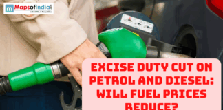 Excise Duty Cut on Petrol and Diesel: Will Fuel Prices Reduce? Person refueling a car with a petrol pump nozzle, highlighting excise duty cut on petrol and diesel and its impact on fuel prices.