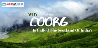 Why Coorg Is Called The Scotland Of India? Mist-covered green hills and tea plantations in Coorg.