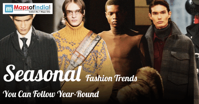 Four models showcasing diverse seasonal knitwear and layered outerwear.