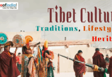 Tibet Culture: Traditions, Lifestyle & Heritage Tibetan monks performing traditional rituals representing Tibet’s culture, heritage, and lifestyle.
