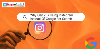 Why Gen Z Is Using Instagram Instead Of Google For Search Illustration showing why Gen Z prefers Instagram over Google for search with Instagram logo under a magnifying glass.