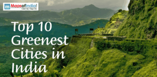 Top 10 Greenest Cities in India Scenic green hills and winding road representing the top 10 greenest cities in India