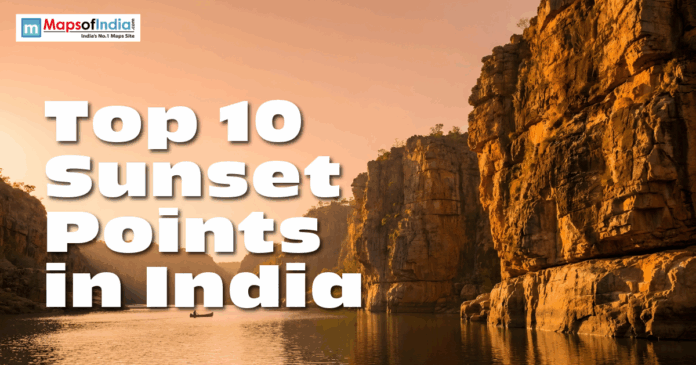 Top 10 sunset points in India scenic canyon view