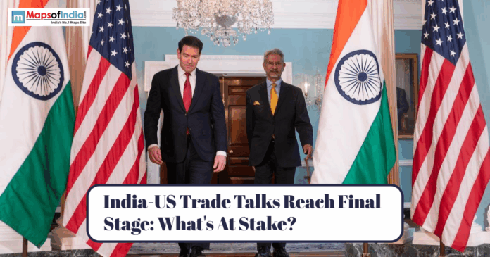 India-US Trade India-US trade talks reach final stage with officials from both nations discussing a potential trade agreement.