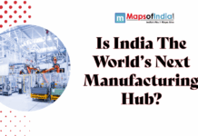 Is India The World’s Next Manufacturing Hub? India’s manufacturing growth with a modern factory showcasing automation and industrial development.