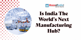 Is India The World’s Next Manufacturing Hub? India’s manufacturing growth with a modern factory showcasing automation and industrial development.