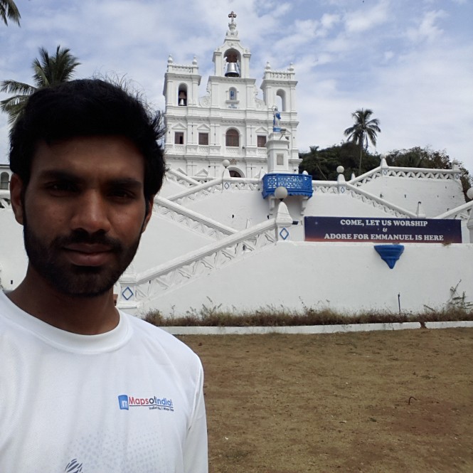 Immaculate Conception Church in the background