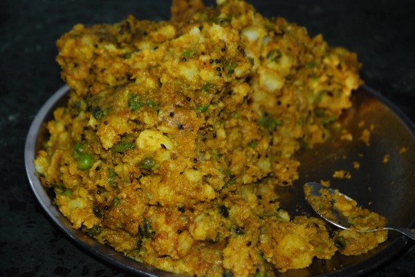 Second stage of making Samosa