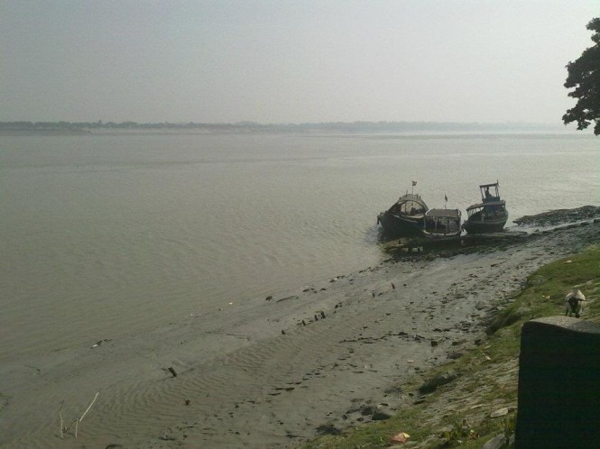 Shores of Ichchamati river at Taki