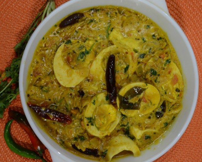 How to make Egg Curry with Coconut Milk – Recipe, Ingredients, Methods ...