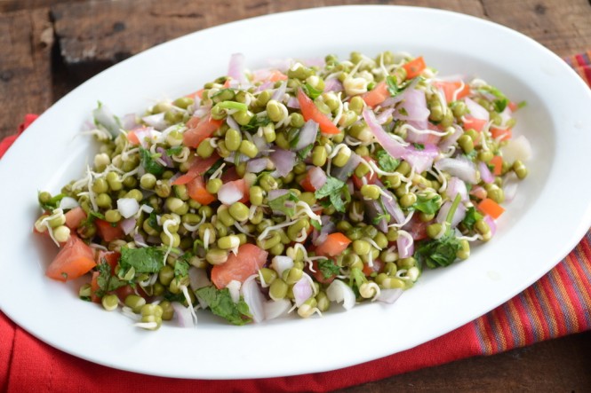 Moong Bean Sprout Salad