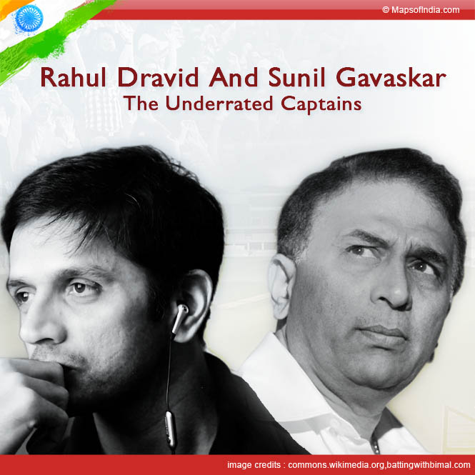 Rahul Dravidand and Sunil Gavaskar