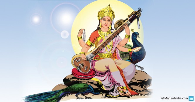 Image of Goddess Sarasawati