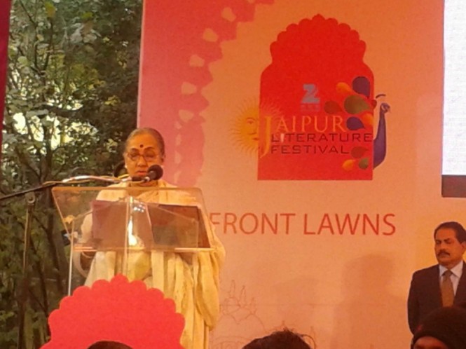 Margret Alva at Jaipur Literature Festival