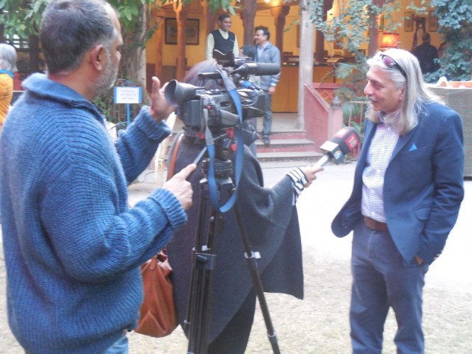 Sanjoy Roy at Jaipur Literature Festival